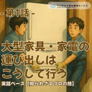 遺品整理　家財整理　片付け　大型家具　運び出し